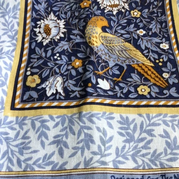 VTG Irish Linen Pheasants Tea Towel Standen National Trust by Pat Albeck EUC - Picture 11 of 12